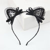 Oreilles de chat en dentelle noire - Vraiment-chat