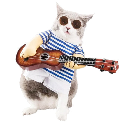 Déguisement pour Chat avec sa Guitare - Vraiment-chat