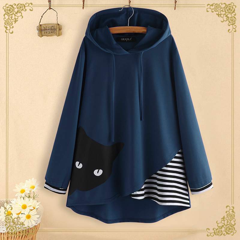 Sweat tête de chat Jette-un-oeil - Vraiment-chat