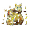Puzzle en bois Chat en Or - Vraiment-chat