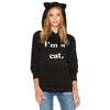 Sweat Chat Fille I'm a Cat - Vraiment-chat
