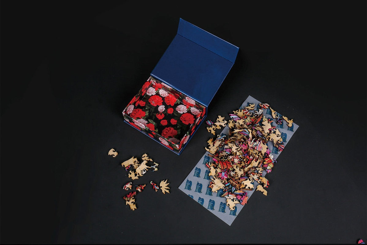 Puzzle en bois Chat en Or - Vraiment-chat