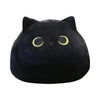 Peluche chat noir ronde