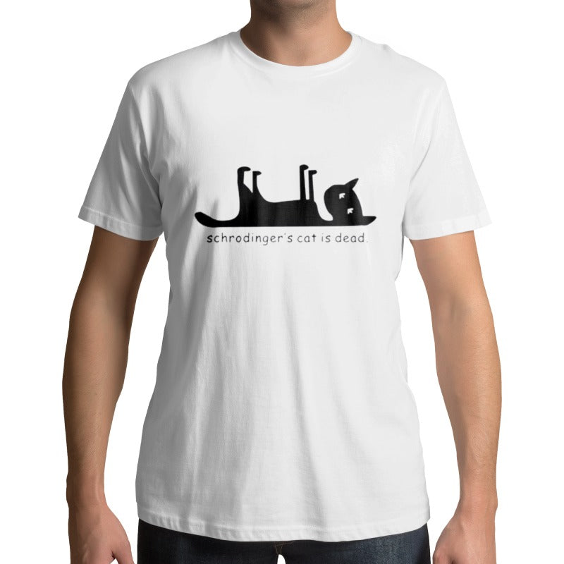 T-Shirt Chat Schrodinger CAT IS DEAD - Vraiment-chat