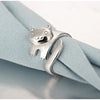 Bague Anneau Chat en Argent - Vraiment-chat