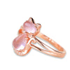 Bague Chat en Or Rose - Vraiment-chat