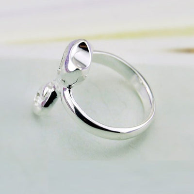 Bague Chat Abstrait (Argent) - Vraiment-chat