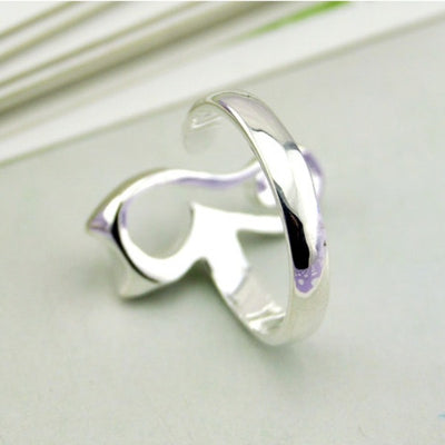 Bague Chat Abstrait (Argent) - Vraiment-chat