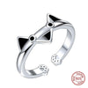 Bague Chat Cartoon (Argent) - Vraiment-chat