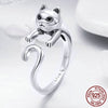 Bague Chat aux Grands Yeux (argent) - Vraiment-chat