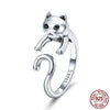 Bague Chat aux Grands Yeux (argent) - Vraiment-chat