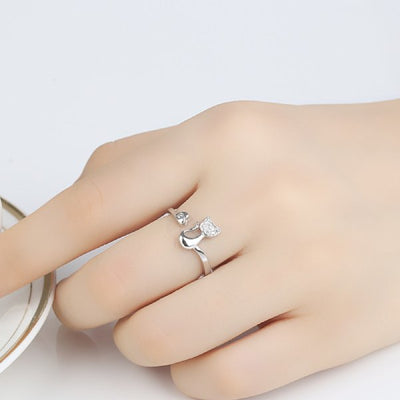 Bague Chat Idée Brillante - Vraiment-chat
