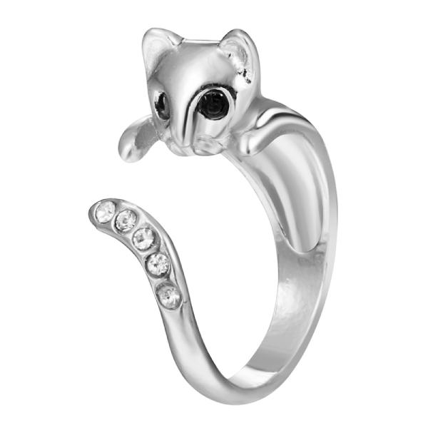 Bague Chat à Queue Brillante - Vraiment-chat