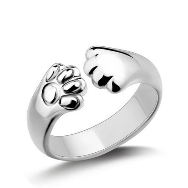 Bague patte online de chat