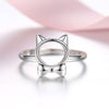 Bague Chat Smoking (Argent) - Vraiment-chat