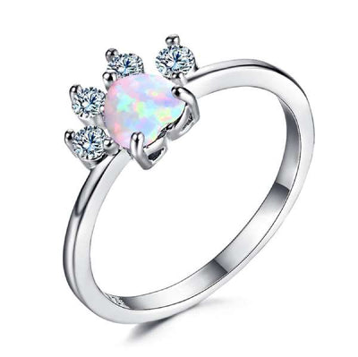 Bague Fiançaille Chat (Argent) - Vraiment-chat