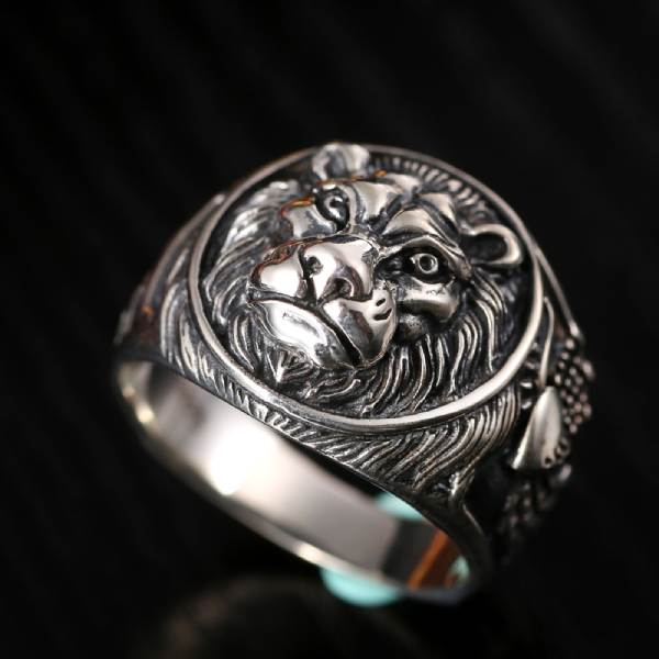 Bague Lion de la Savane (Argent) - Vraiment-chat