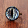 Bague oeil de Chat bleu - Vraiment-chat