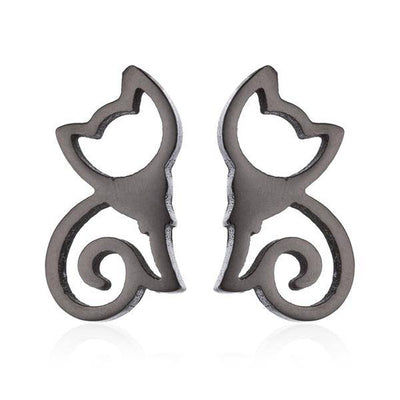 Boucles d'oreilles Chats Complices - Vraiment-chat
