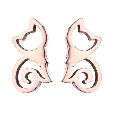 Boucles d'oreilles Chats Complices - Vraiment-chat