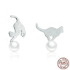 Boucles d'Oreilles Chat Fantaisie de Félin