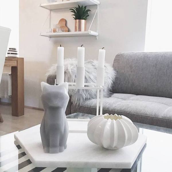 Bougie Chat Squelette - Vraiment-chat
