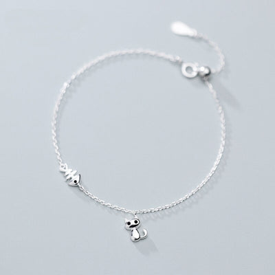 Bracelet Chat et Arêtes de Poisson - Vraiment-chat