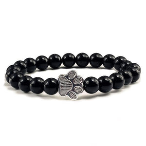Bracelet Chat avec Pierres de Lave - Vraiment-chat