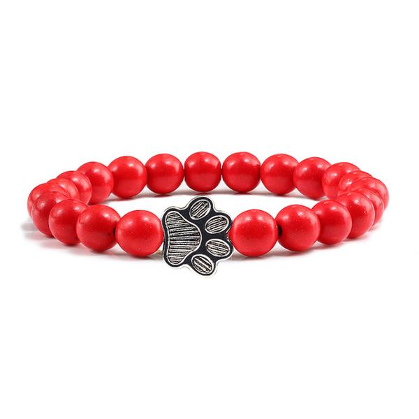 Bracelet Chat avec Pierres de Lave - Vraiment-chat