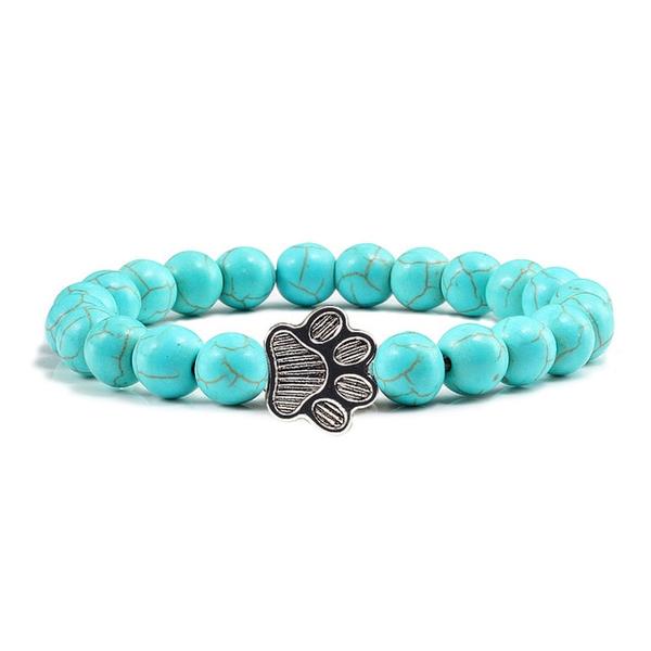 Bracelet Chat avec Pierres de Lave - Vraiment-chat