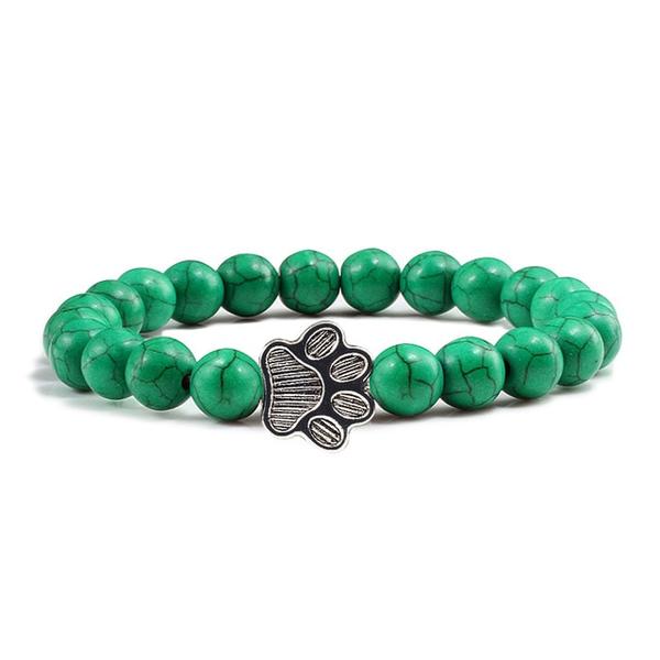 Bracelet Chat avec Pierres de Lave - Vraiment-chat