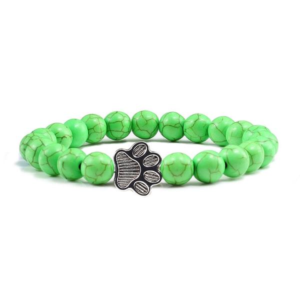 Bracelet Chat avec Pierres de Lave - Vraiment-chat