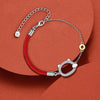 Bracelet Chat Rouge avec pierres brillantes - Vraiment-chat