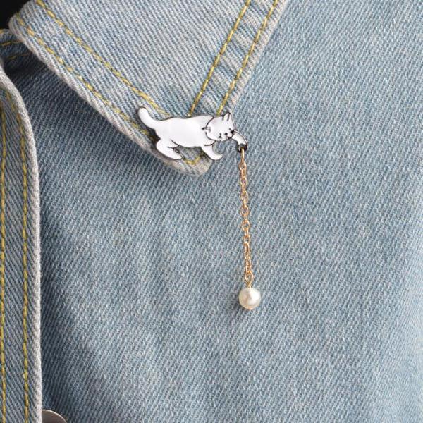 Le Pins Chat Pendule - Vraiment-chat