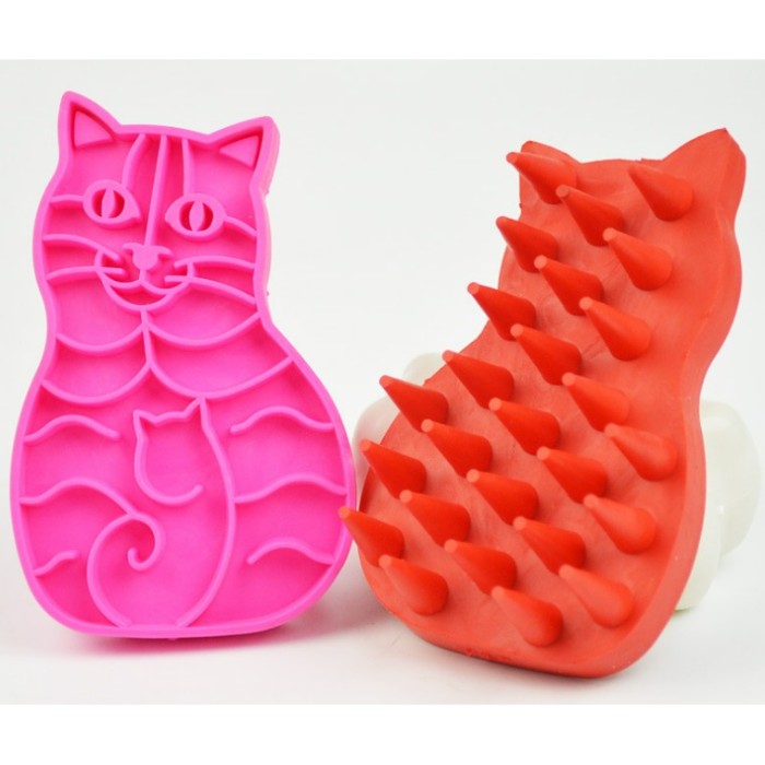 Brosse en Silicone pour Chat