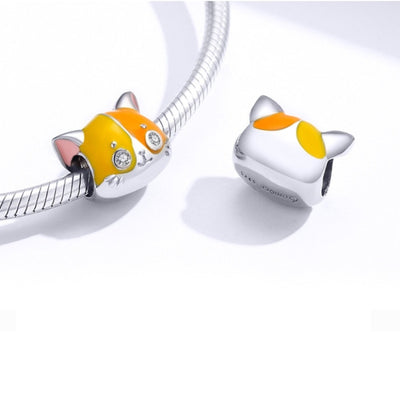 Charm Chat Jaune et Orange