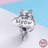 Charm Chat avec Pancarte Meow