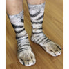 Chaussette Patte de Chat Brune