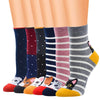Chaussette Rayures Tête de Chat