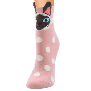 Chaussette Tête de Chat