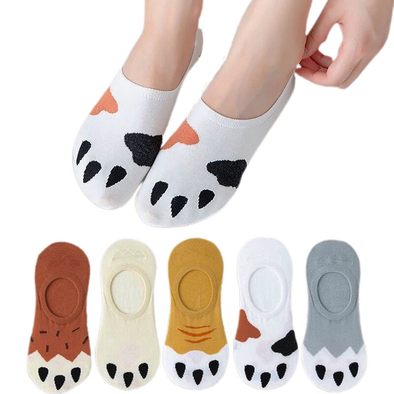 Chaussettes Fantaisie Pattes de Chat