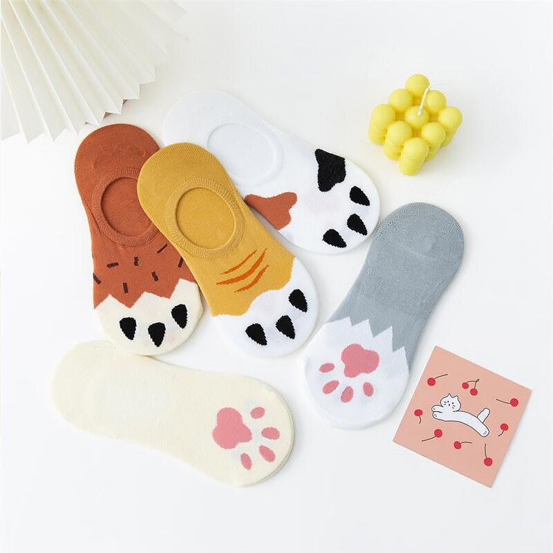 Chaussettes Fantaisie Pattes de Chat