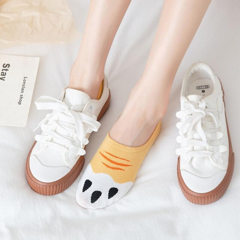 Chaussettes Fantaisie Pattes de Chat