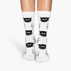 Chaussette Motif Tête de chat