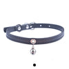 Collier Chat en cuir avec Clochette - Vraiment-chat
