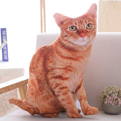 Coussin Chat Réaliste - Vraiment-chat