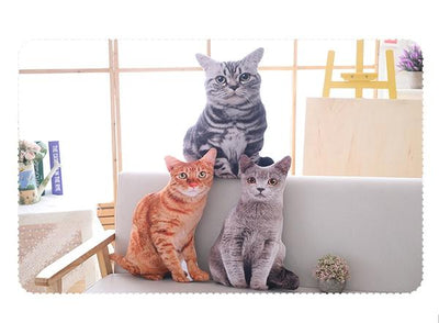 Coussin Chat Réaliste - Vraiment-chat