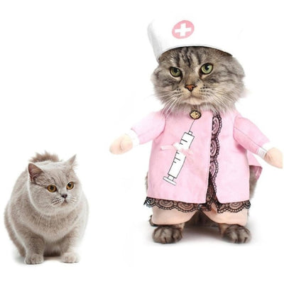 Déguisement Chat Rose Infirmière - Vraiment-chat