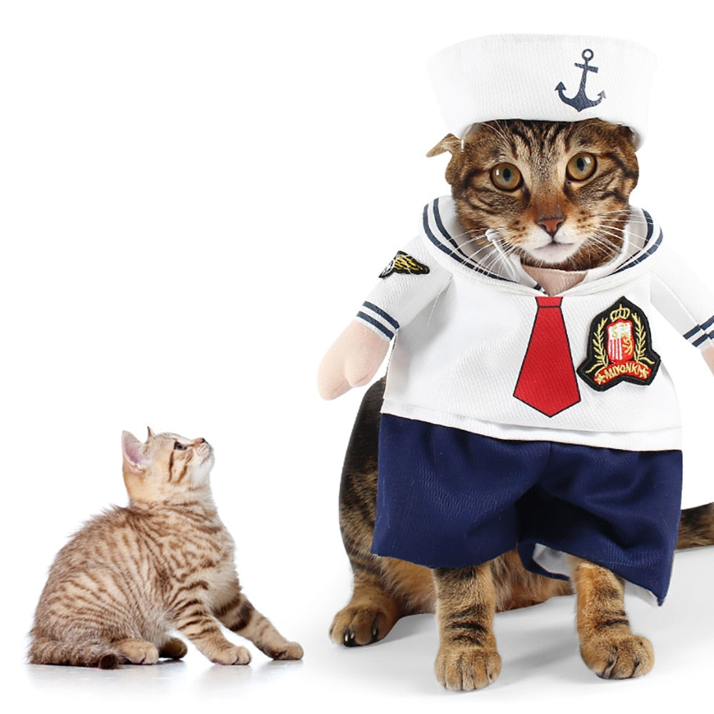 Déguisement pour chat Marin - Vraiment-chat
