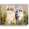 Peinture par Numéro Chat Roux et Gris - Vraiment-chat